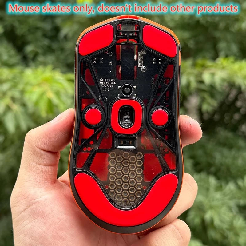 1 Set Ultraglide Mouse Skates For Fnatic x Lamzu Maya X Brake Control Speed Silence Feet ICE Version Mice Glides PTFE Feet