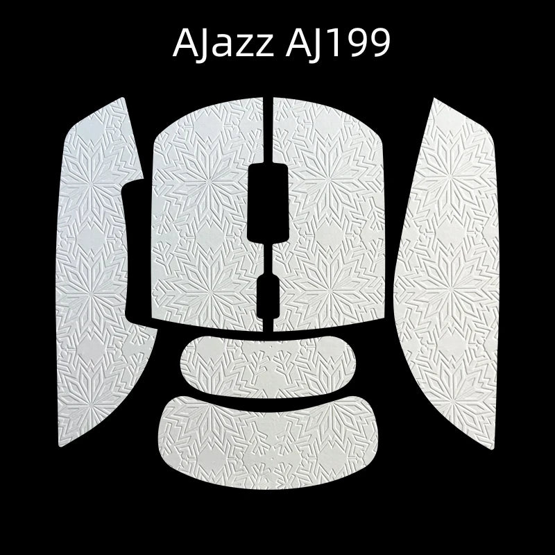 1 Set Ultraglide Mouse Anti Slip Sticker For AJazz AJ199 Anti Sweat Stickers Tape Non-slip Snowflake Thin Version Wear-resistant