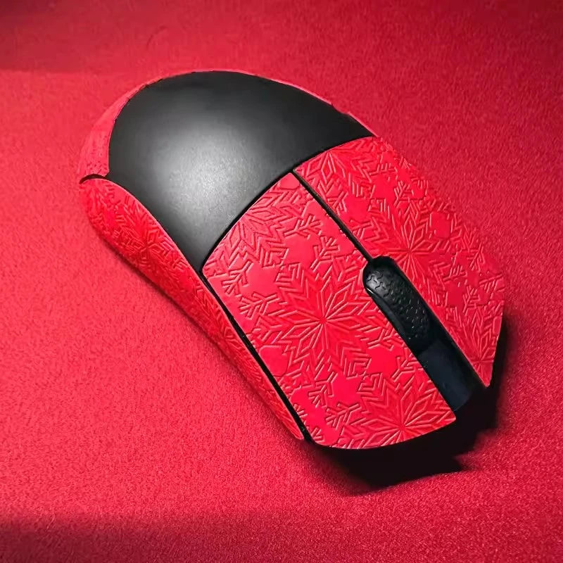 1 Set Ultraglide Mouse Anti Slip Sticker For Darmoshark M3 N3 Non-Slip Anti Sweat Tape Ultrathin Snowflake Texture