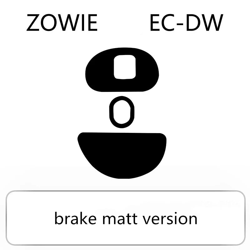 1 Set Meow Gaming Gear Ultraglide Mouse Feet Skates For ZOWIE EC-DW EC2DW EC3DW Brake Control Speed ICE Mice Glides PTFE 0.75mm