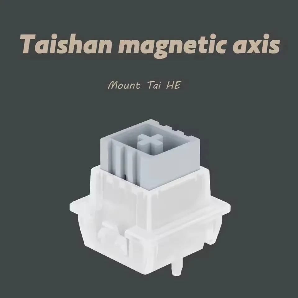 Magnetic Axis Switch High Performance RT Accuracy 0.005 Magnetic Switch Mechanical Magnetic Shaft Keyboard Pre Lubed