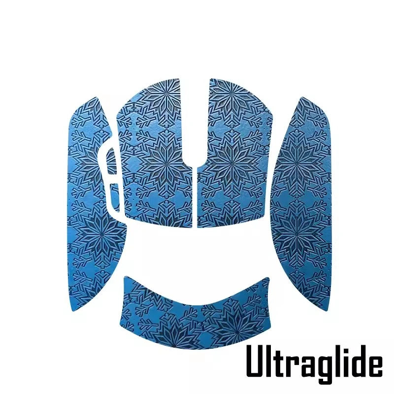 1 Set Ultraglide Mouse Anti Slip Sticker For Darmoshark M3 N3 Non-Slip Anti Sweat Tape Ultrathin Snowflake Texture
