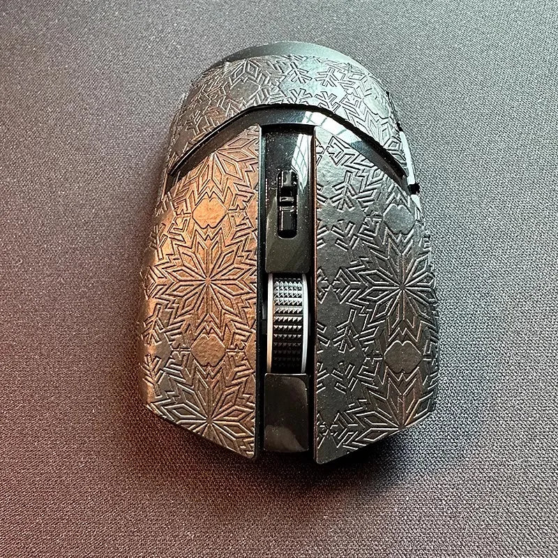 1 Set Ultraglide Mouse Anti Slip Sticker For Razer Cobra Pro Mice Non-Slip Anti Sweat Tape Snowflake Texture