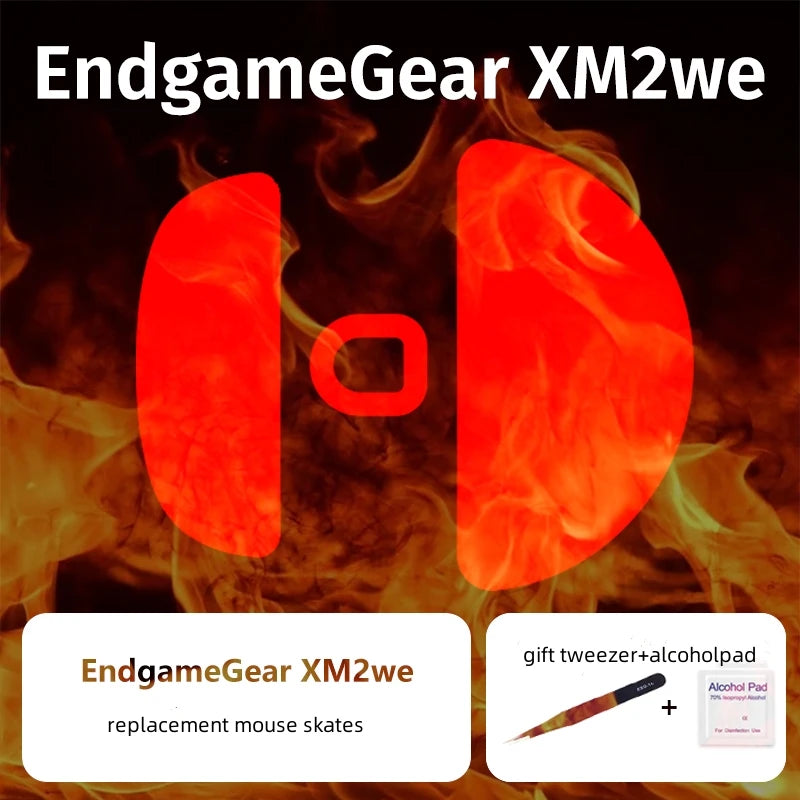 1 Set Ultraglide Mouse Skates For EndgameGear XM2we Control Speed Mouse Feet ICE Version Thickness 0.75mm Mice Glides