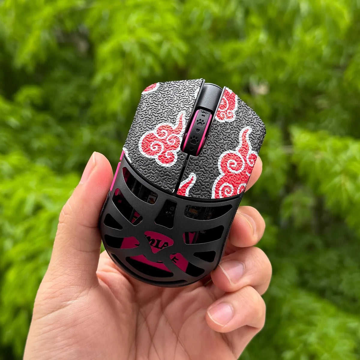 1 Set Ultraglide Mouse Anti Slip Sticker For Wlmouse Beast Miao Non-Slip Anti Sweat Tape Ultrathin Snowflake Lizard Texture