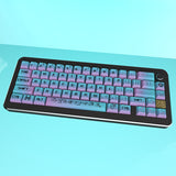Cyberpunk Keycaps Cherry Profile Gradient PBT five-sided sublimation process 152 keys for mx keyboard