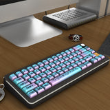 Cyberpunk Keycaps Cherry Profile Gradient PBT five-sided sublimation process 152 keys for mx keyboard