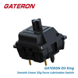 Gateron Oil King Linear Switch 5pin RGB 65g mx POM stem for mechanical keyboard